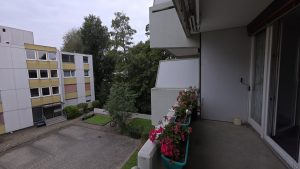 Blick vom Balkon