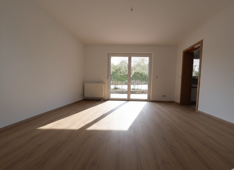 Wohnzimmer, Terrasse Blick Küche